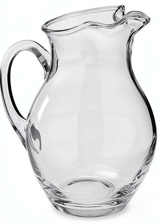 Mikasa Napoli Clear Glass Beverage Pitcher 70oz Elegant Design-0