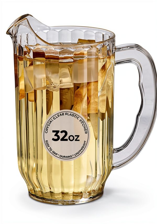 Restaurantware-RW Base 60 Ounce Beer Pitcher, 1 Durable Restaurant Pitcher-0