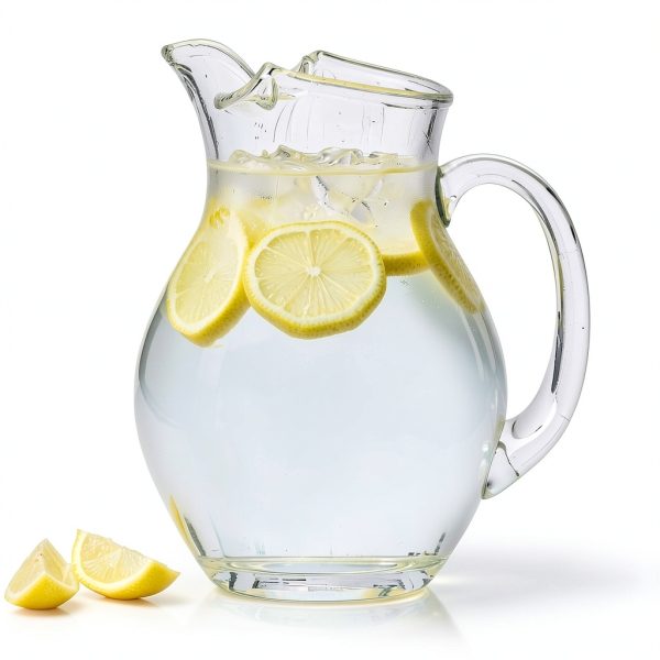 Mikasa Napoli Clear Glass Beverage Pitcher 70oz Elegant Design-3