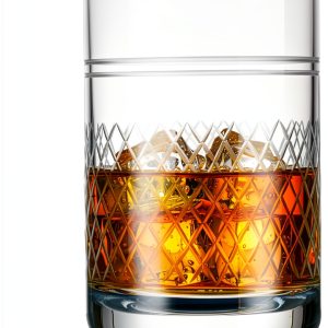 Barillio Crystal Cocktail Mixing Glass - 20 Oz (600 ml) Seamless Weighted With Thick & Sturdy Bottom Cocktail Stirring Pitcher | Old Fashioned Beaker - Bartender Mixology Accessories to Stir Cocktails-0