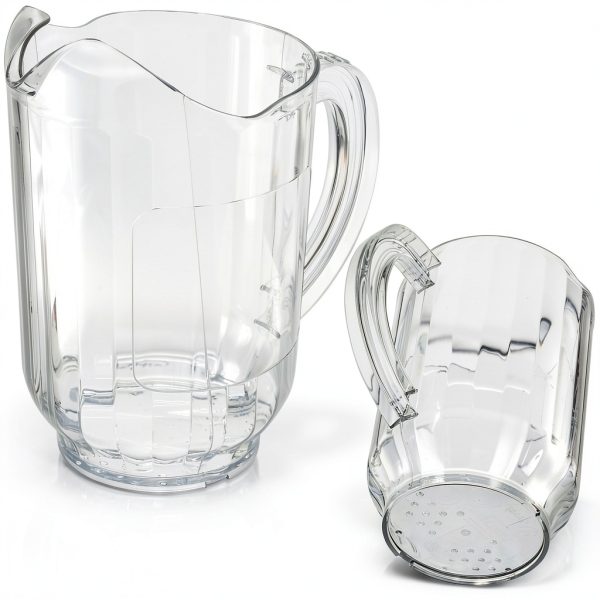 Versapour Clear Pitcher 60oz by Carlisle - Break Resistant Plastic Jug-1