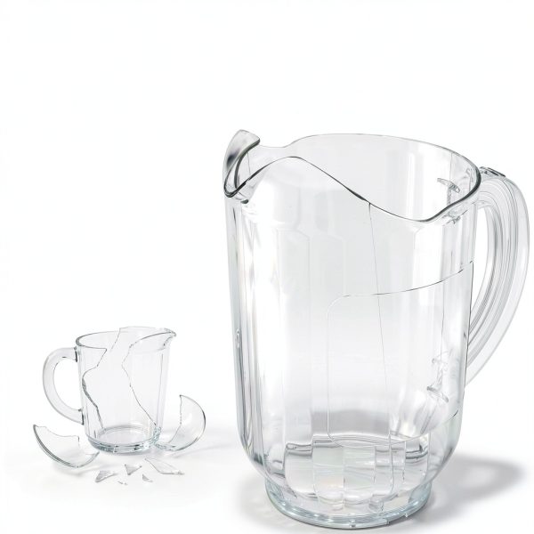 Versapour Clear Pitcher 60oz by Carlisle - Break Resistant Plastic Jug-6