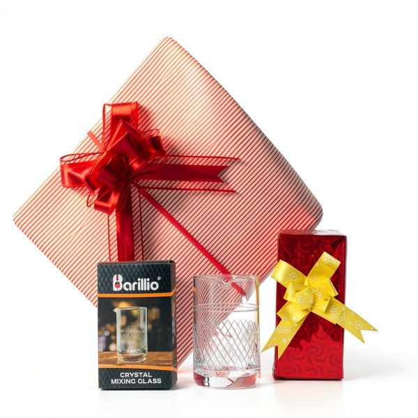 Barillio Crystal Cocktail Mixing Glass - 20 Oz (600 ml) Seamless Weighted With Thick & Sturdy Bottom Cocktail Stirring Pitcher | Old Fashioned Beaker - Bartender Mixology Accessories to Stir Cocktails-6