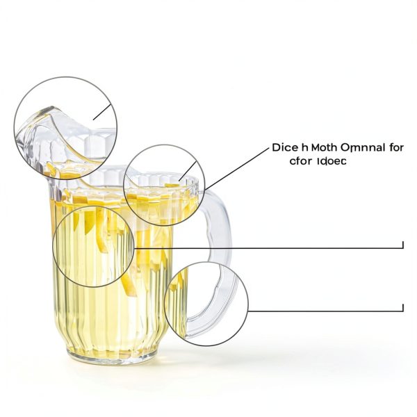 Restaurantware-RW Base 60 Ounce Beer Pitcher, 1 Durable Restaurant Pitcher-2