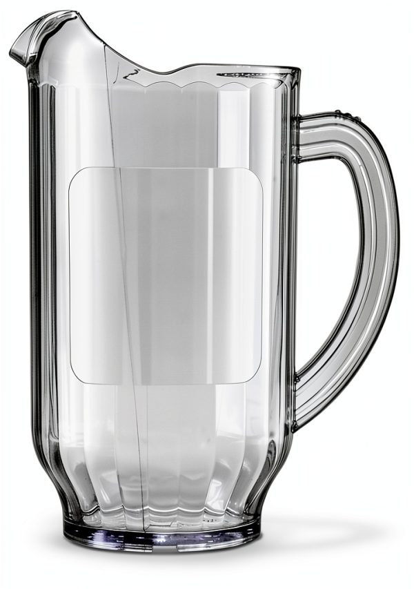 Versapour Clear Pitcher 60oz by Carlisle - Break Resistant Plastic Jug-0