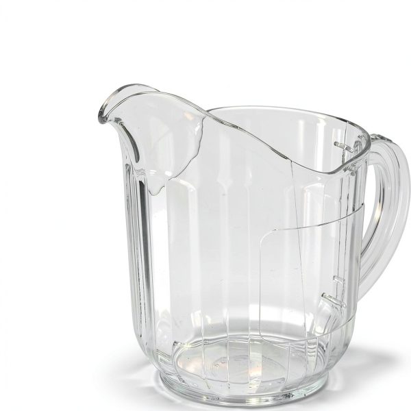 Versapour Clear Pitcher 60oz by Carlisle - Break Resistant Plastic Jug-2