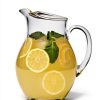 Mikasa Napoli Clear Glass Beverage Pitcher 70oz Elegant Design-1