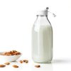 Glass Milk Bottle 2 Pack by Syntic – 32oz Airtight Reusable Jugs-3