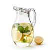 Clear Plastic Pitcher 72oz with Lid by Meolibour Beverage Jug-5