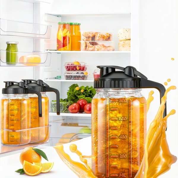Breast Milk Pitcher Mihlapi 32oz Mason Jar with Leak‑Proof Lid-2