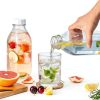 Glass Milk Bottle 2 Pack by Syntic – 32oz Airtight Reusable Jugs-7