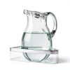 Clear Plastic Pitcher 72oz with Lid by Meolibour Beverage Jug-3