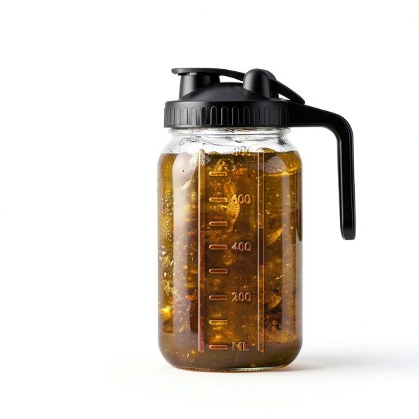 Breast Milk Pitcher Mihlapi 32oz Mason Jar with Leak‑Proof Lid-4