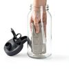 64oz Glass Pitcher by NIJIALGEXPY Mason Jar Style with Airtight Lid-4