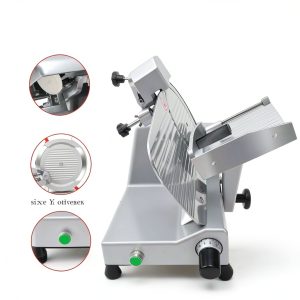 10-inch Electric Meat Slicer by TUDALLK with Adjustable Blade and-0
